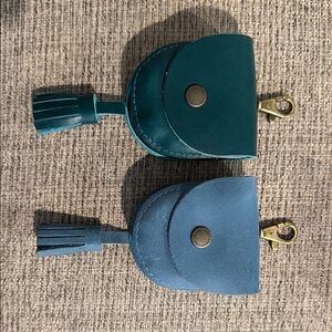 Portland Leather Goods Nimbus Pouch Keychain Set Caribbean & Aqua PLG BNNU